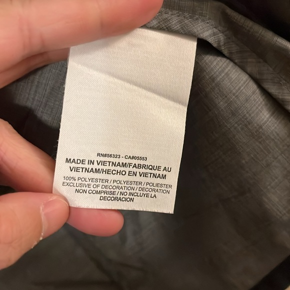 Nike Gray High Collar Lughtweight Jacket Convertible Vest XS - Picture 11 of 16